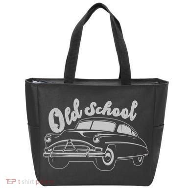 Old School Classic Car Tote Bag