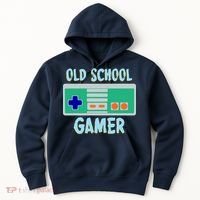 Old School Gamer Hoodie thumb 0