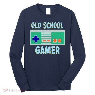 Old School Gamer Long Sleeve Shirt
