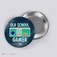 Old School Gamer Button thumb 0
