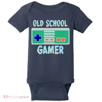 Old School Gamer Baby Bodysuit