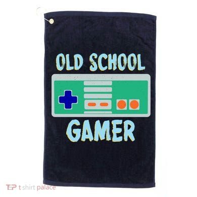 Old School Gamer Golf Towel