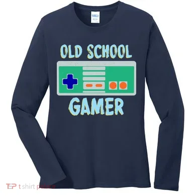 Old School Gamer Women's Long Sleeve Shirt