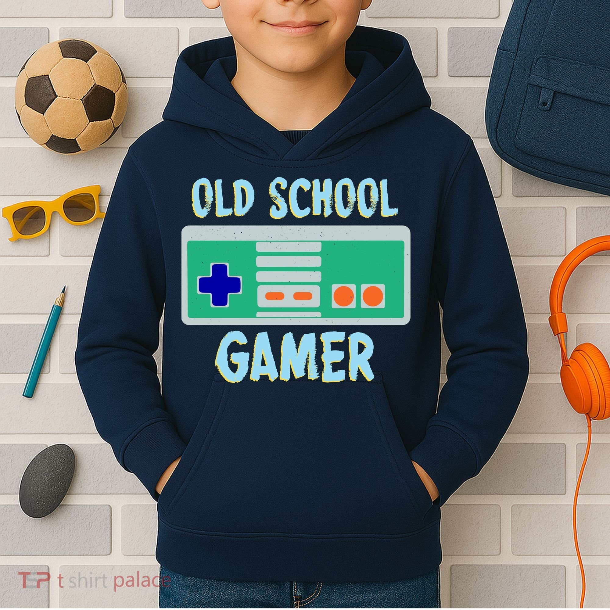 Old School Gamer Kids Hoodie