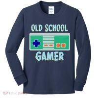Old School Gamer Kids Long Sleeve Shirt thumb 0