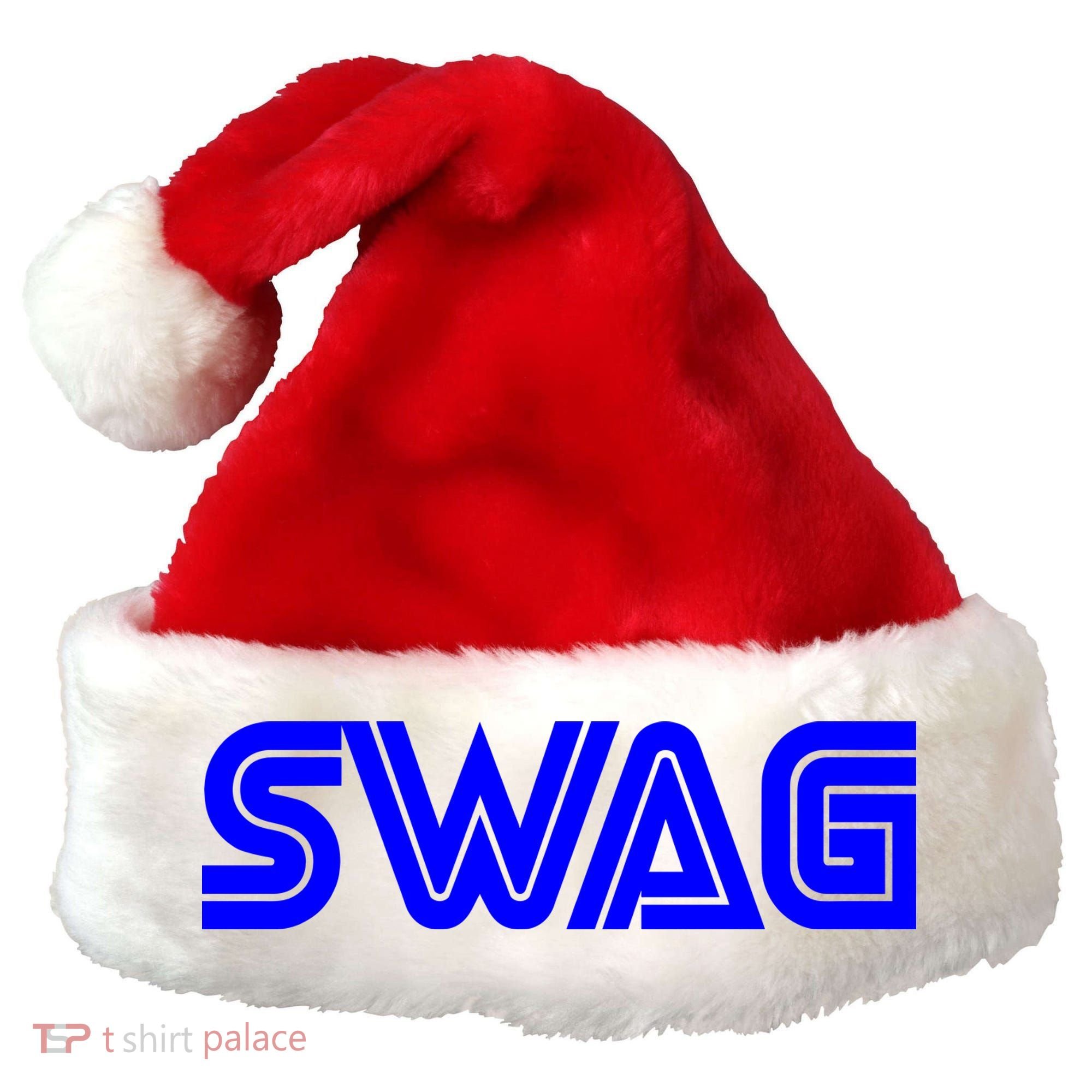 Old School Swag Logo Santa Hat