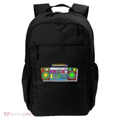 Old School Trippy Boombox Backpack