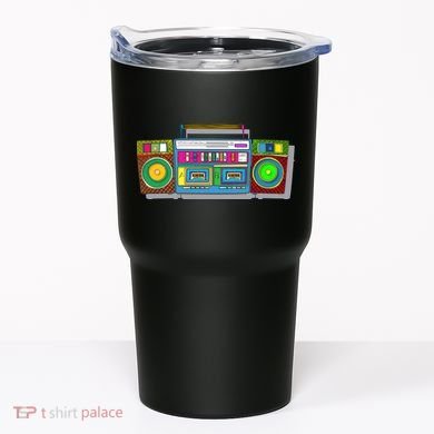 Old School Trippy Boombox Tumbler