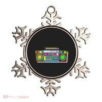 Old School Trippy Boombox Ornament thumb 0