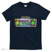 Old School Trippy Boombox T-Shirt thumb 0