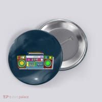 Old School Trippy Boombox Button thumb 0