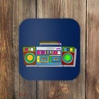 Old School Trippy Boombox Coaster thumb 0