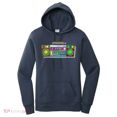 Old School Trippy Boombox Women's Hoodie