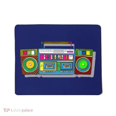 Old School Trippy Boombox Mousepad