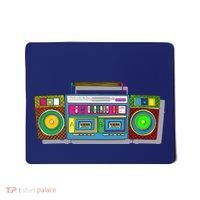 Old School Trippy Boombox Mousepad thumb 0
