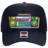 Old School Trippy Boombox Hat thumb 0