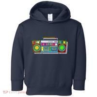 Old School Trippy Boombox Toddler Hoodie thumb 0