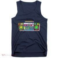 Old School Trippy Boombox Tank Top thumb 0