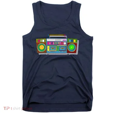 Old School Trippy Boombox Tank Top
