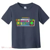 Old School Trippy Boombox Toddler T-Shirt thumb 0