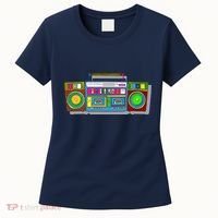 Old School Trippy Boombox Women's T-Shirt thumb 0