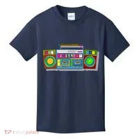 Old School Trippy Boombox Kids T-Shirt thumb 0
