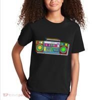 Old School Trippy Boombox Kids T-Shirt thumb 2