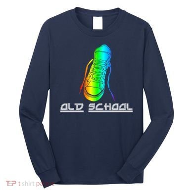 Old School Vintage Sneakers Long Sleeve Shirt