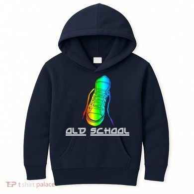 Old School Vintage Sneakers Kids Hoodie