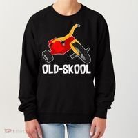 Old Skool Retro Tricycle Bike Trike Toys Women's Sweatshirt thumb 0