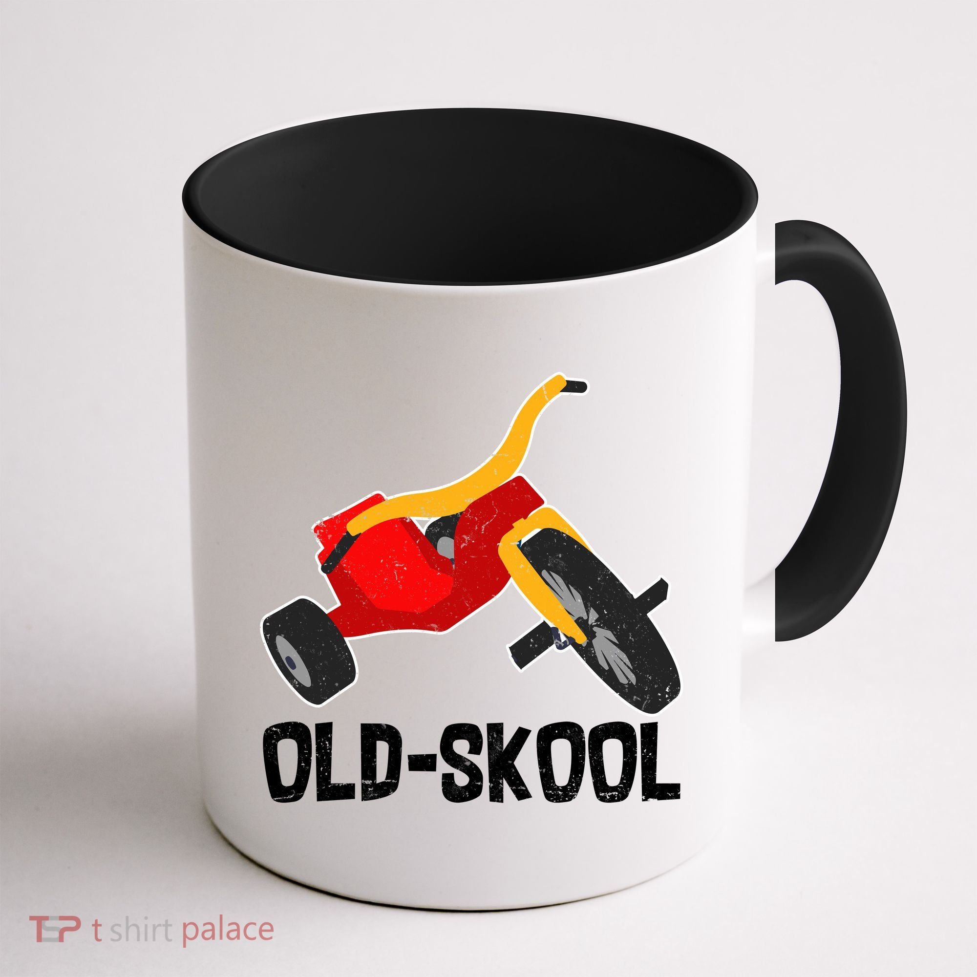 Old Skool Retro Tricycle Bike Trike Toys Coffee Mug