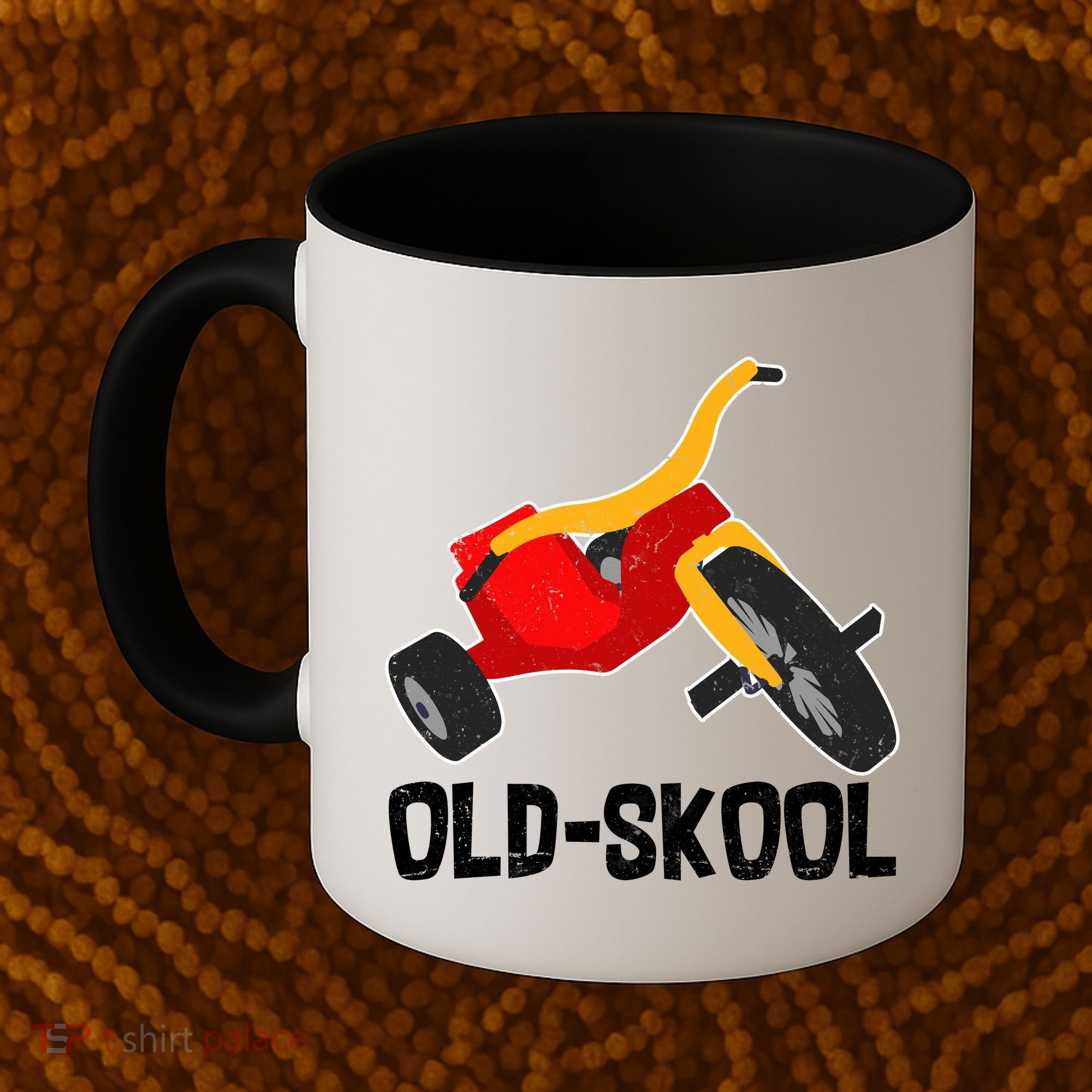 Old Skool Retro Tricycle Bike Trike Toys Coffee Mug