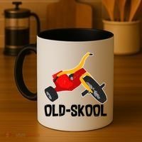 Old Skool Retro Tricycle Bike Trike Toys Coffee Mug thumb 4