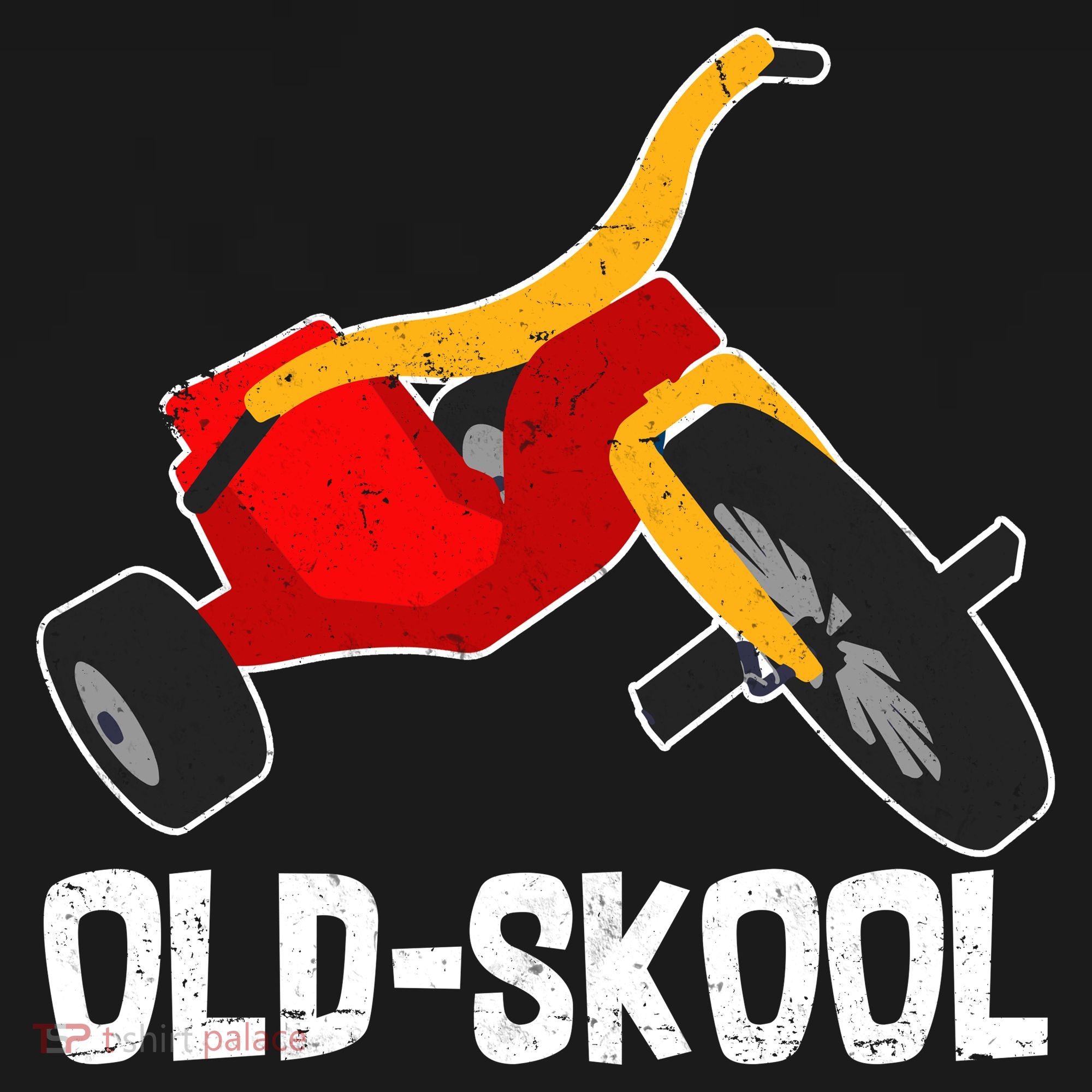 Old Skool Retro Tricycle Bike Trike Toys Women's Hoodie