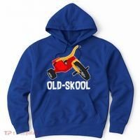 Old Skool Retro Tricycle Bike Trike Toys Hoodie thumb 0