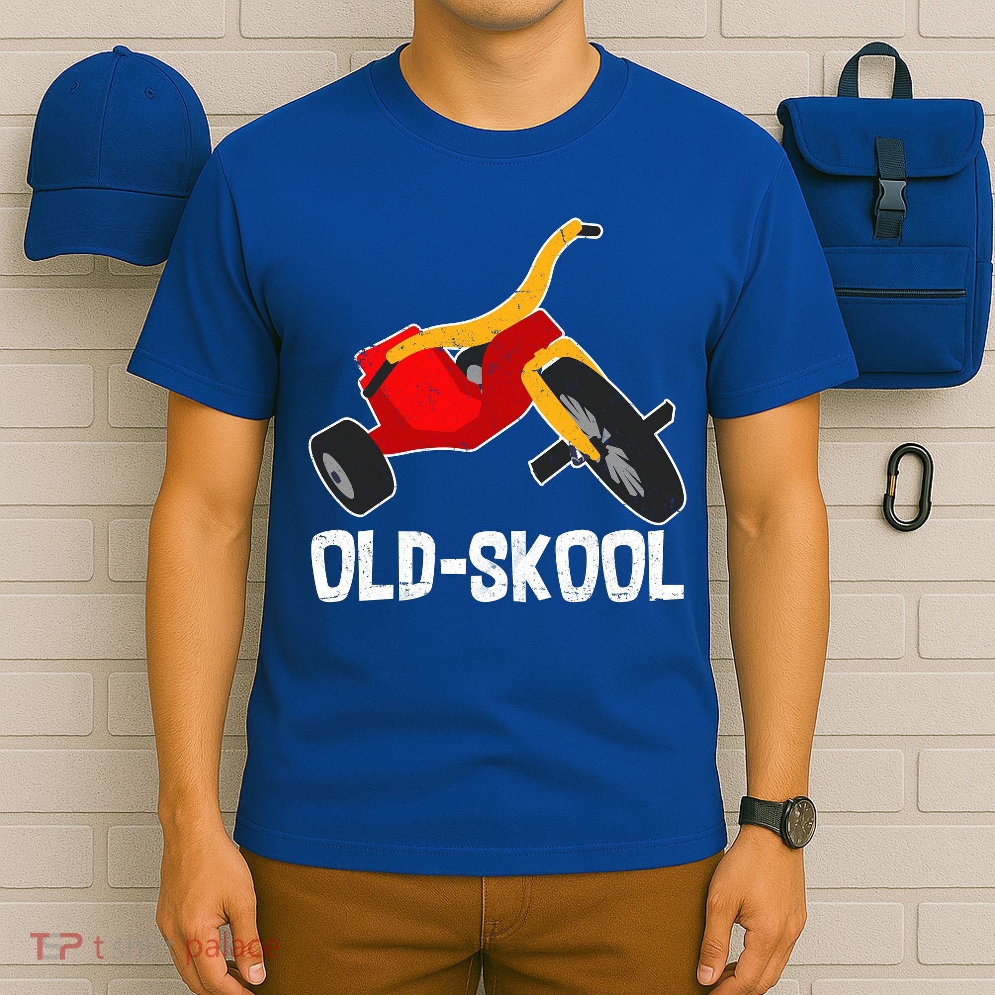 Old Skool Retro Tricycle Bike Trike Toys T-Shirt
