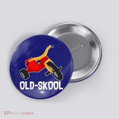 Old Skool Retro Tricycle Bike Trike Toys Button