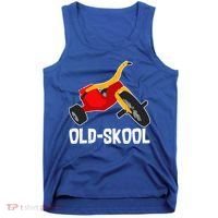 Old Skool Retro Tricycle Bike Trike Toys Tank Top thumb 0