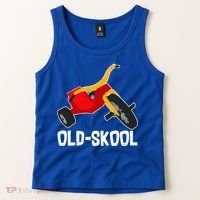 Old Skool Retro Tricycle Bike Trike Toys Tank Top thumb 2