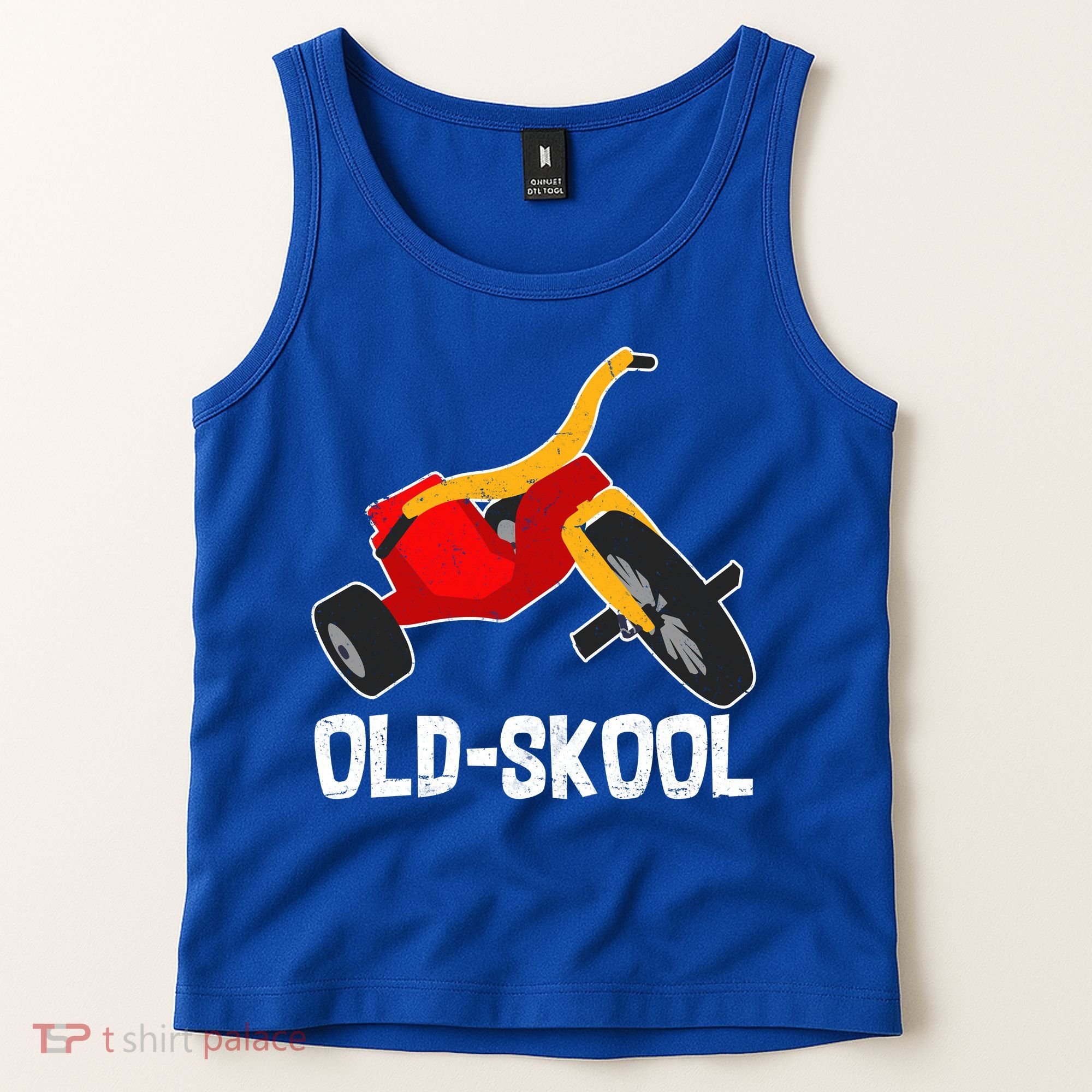Old Skool Retro Tricycle Bike Trike Toys Tank Top