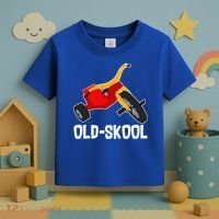 Old Skool Retro Tricycle Bike Trike Toys Toddler T-Shirt thumb 3