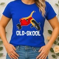 Old Skool Retro Tricycle Bike Trike Toys Women's T-Shirt thumb 2