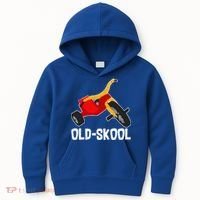 Old Skool Retro Tricycle Bike Trike Toys Kids Hoodie thumb 0