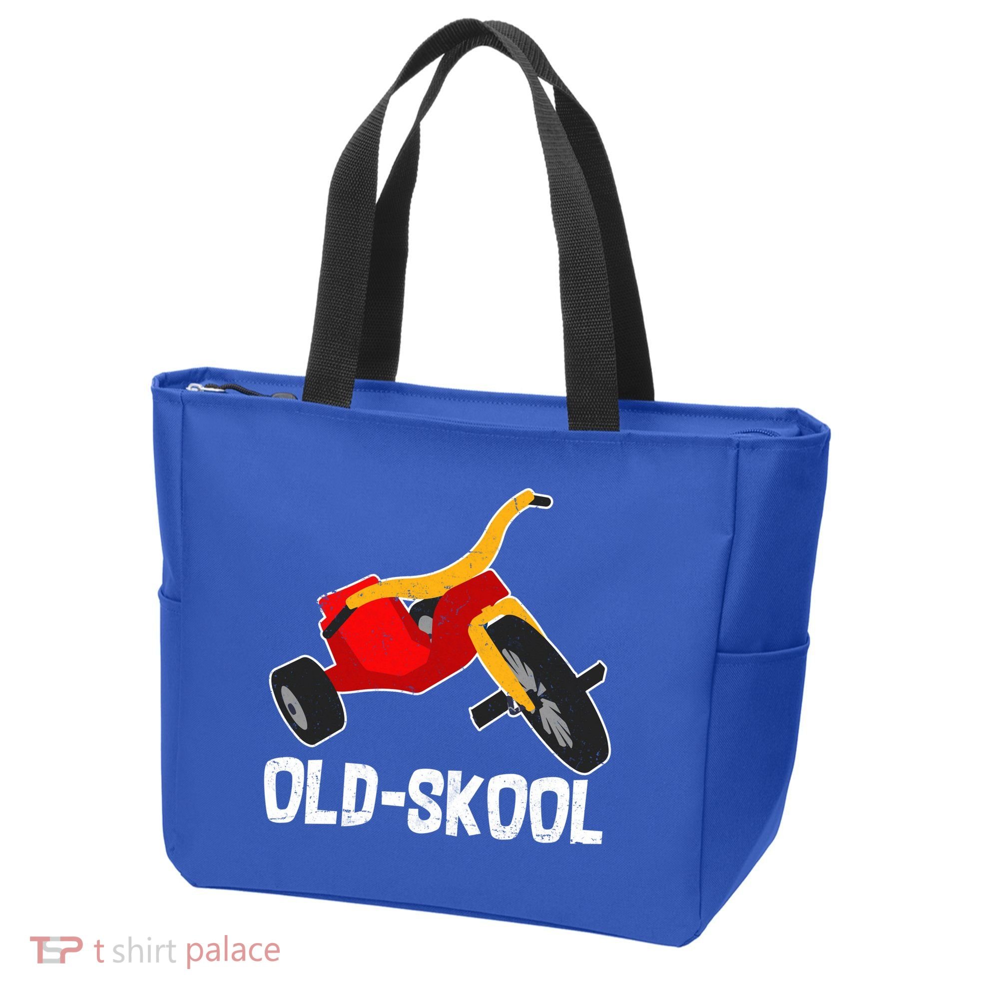 Old Skool Retro Tricycle Bike Trike Toys Tote Bag