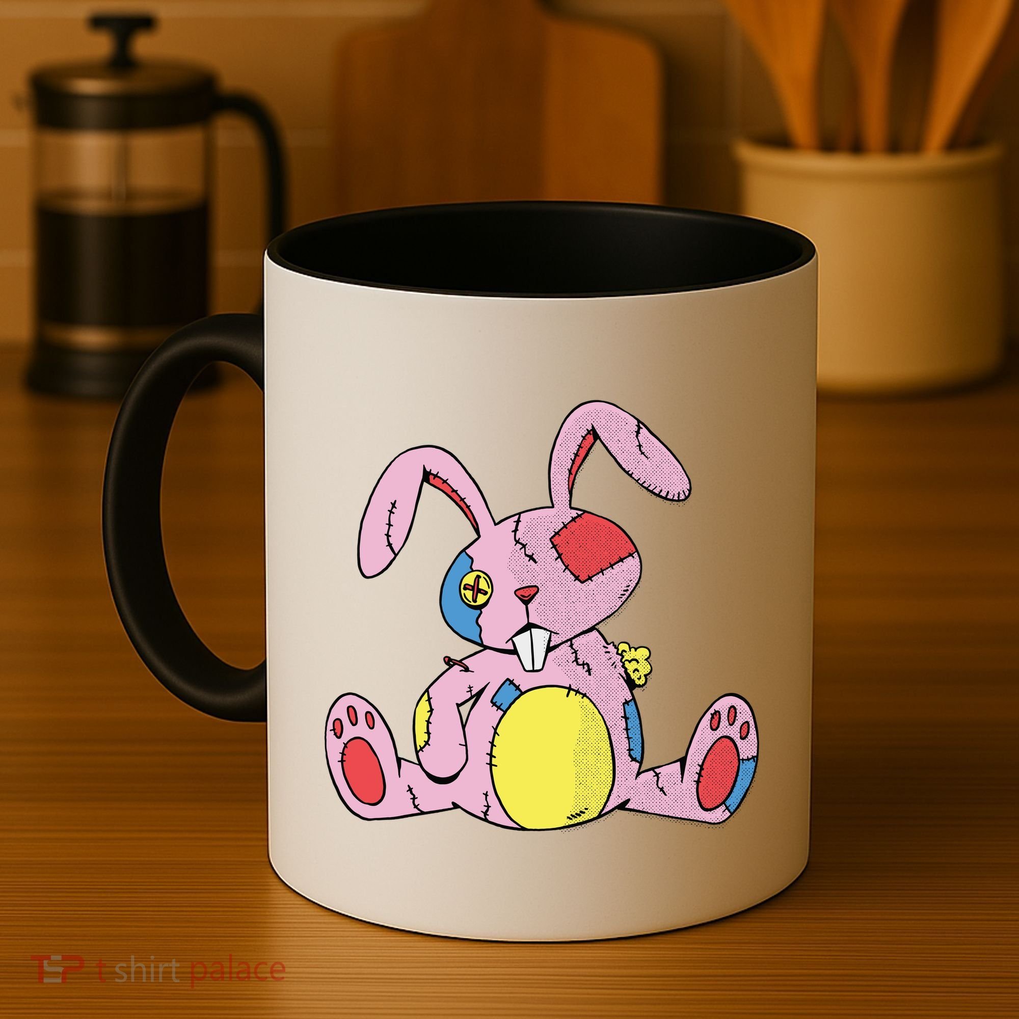 Old Stuffed Rabbit Coffee Mug