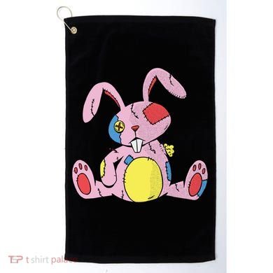 Old Stuffed Rabbit Golf Towel