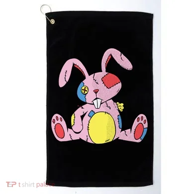Old Stuffed Rabbit Golf Towel