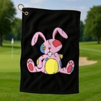 Old Stuffed Rabbit Golf Towel thumb 1