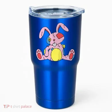 Old Stuffed Rabbit Tumbler