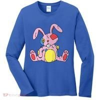 Old Stuffed Rabbit Women's Long Sleeve Shirt thumb 0